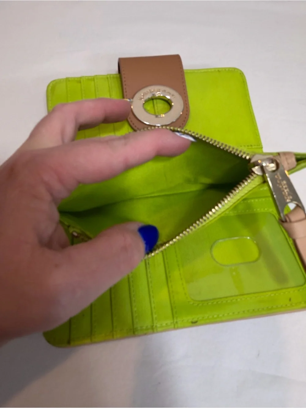 Spartina turn lock multicolored wallet